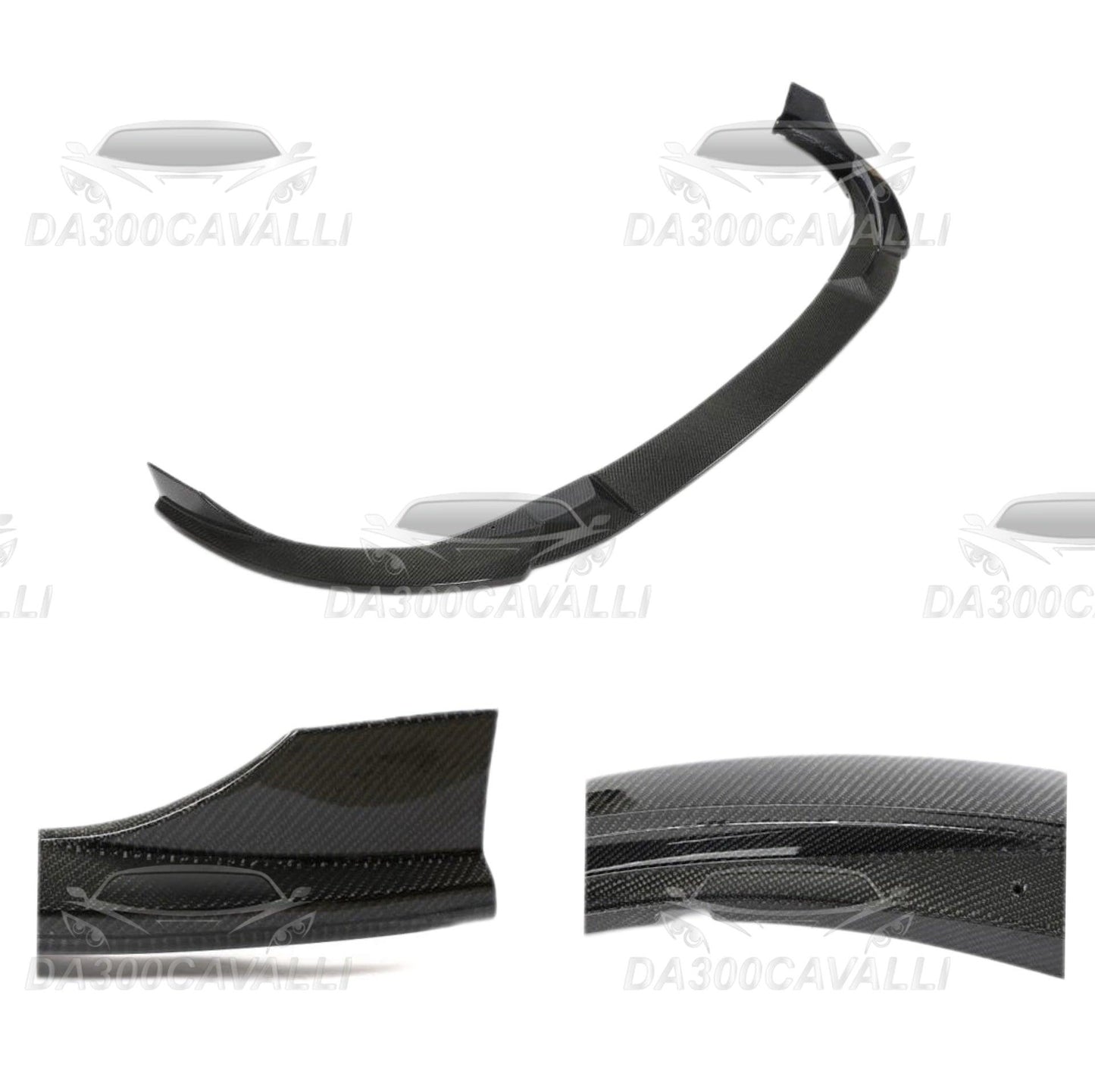 Front Bumper Lip For Volkswagen Golf 8 R Gti Mk8 2021 2023 Front Bumper Appearance Carbon Fiber Front Shovel Spoiler Decoration Da300Cavalli