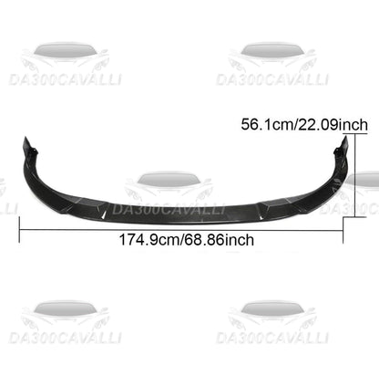 Front Bumper Lip For Volkswagen Golf 8 R Gti Mk8 2021 2023 Front Bumper Appearance Carbon Fiber Front Shovel Spoiler Decoration Da300Cavalli