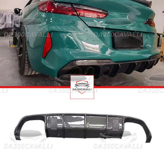 Carbon Fiber Rear Diffuser Bumper Lip Spoiler Splitter For Bmw F91 F92 F93 M8 Da300Cavalli