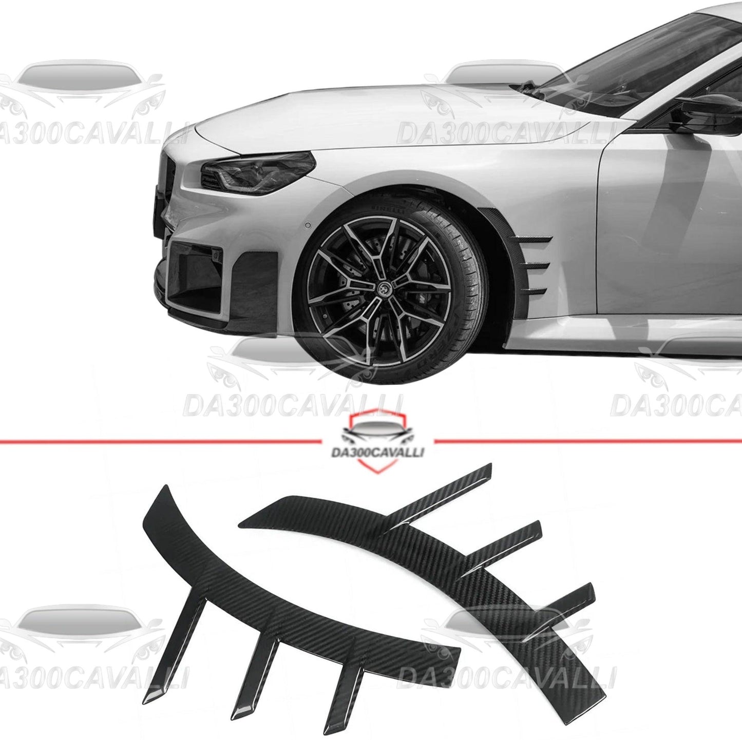 Appendici Aerodinamiche BMW M2 G87 Fibra Di Carbonio - Da300Cavalli