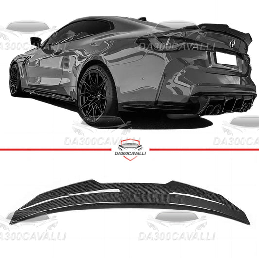 Spoiler BMW Serie 4 Coupe G22 M4 G82 Fibra Di Carbonio - Da300Cavalli