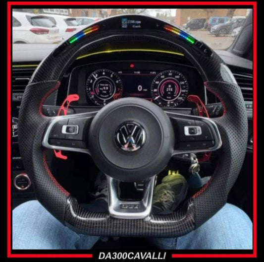 Volante In Carbonio Golf (7/7.5) Scirocco, Polo (2014-2017)