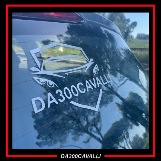 Adesivo Logo Da300Cavalli Da300Cavalli