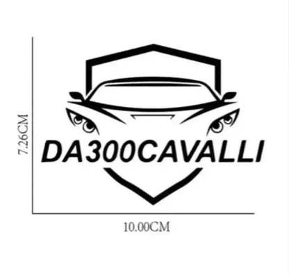 Adesivo Logo Da300Cavalli Da300Cavalli