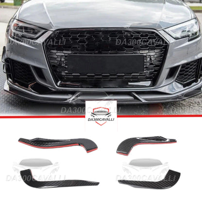 Appendici Aerodinamiche Fibra Di Carbonio Audi Rs3 (2017-2019) - Da300Cavalli