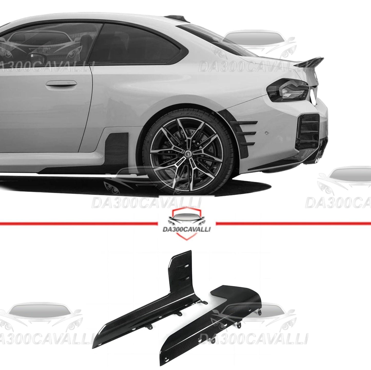 Appendici Aerodinamiche Laterali BMW M2 G87 Fibra Di Carbonio - Da300Cavalli