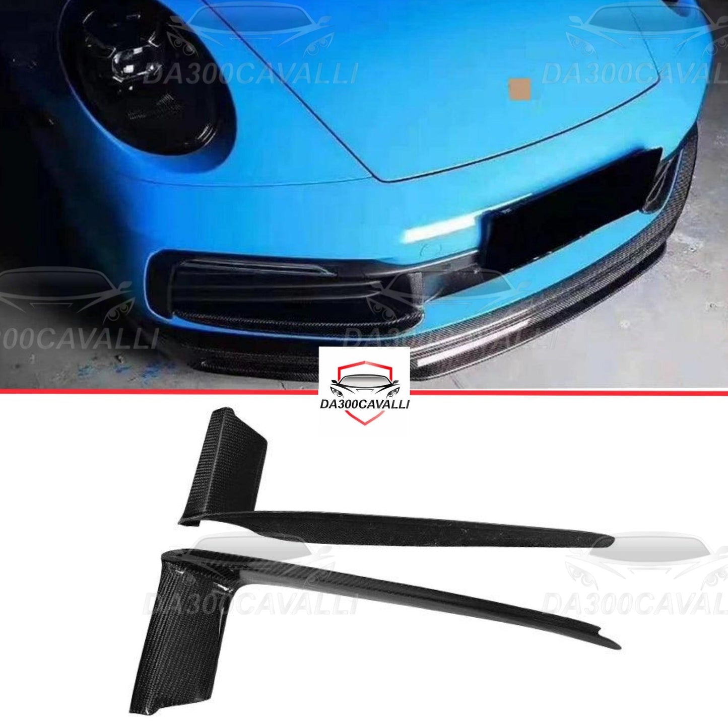 Appendici Aerodinamiche Porsche 911 (2020-2022) Fibra Di Carbonio - Da300Cavalli