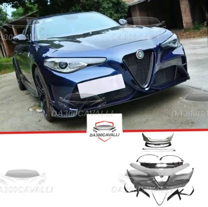 Body Kit Alfa Romeo Giulia Stile Gtam (2018-2022) In Fibra Di Carbonio - Da300Cavalli