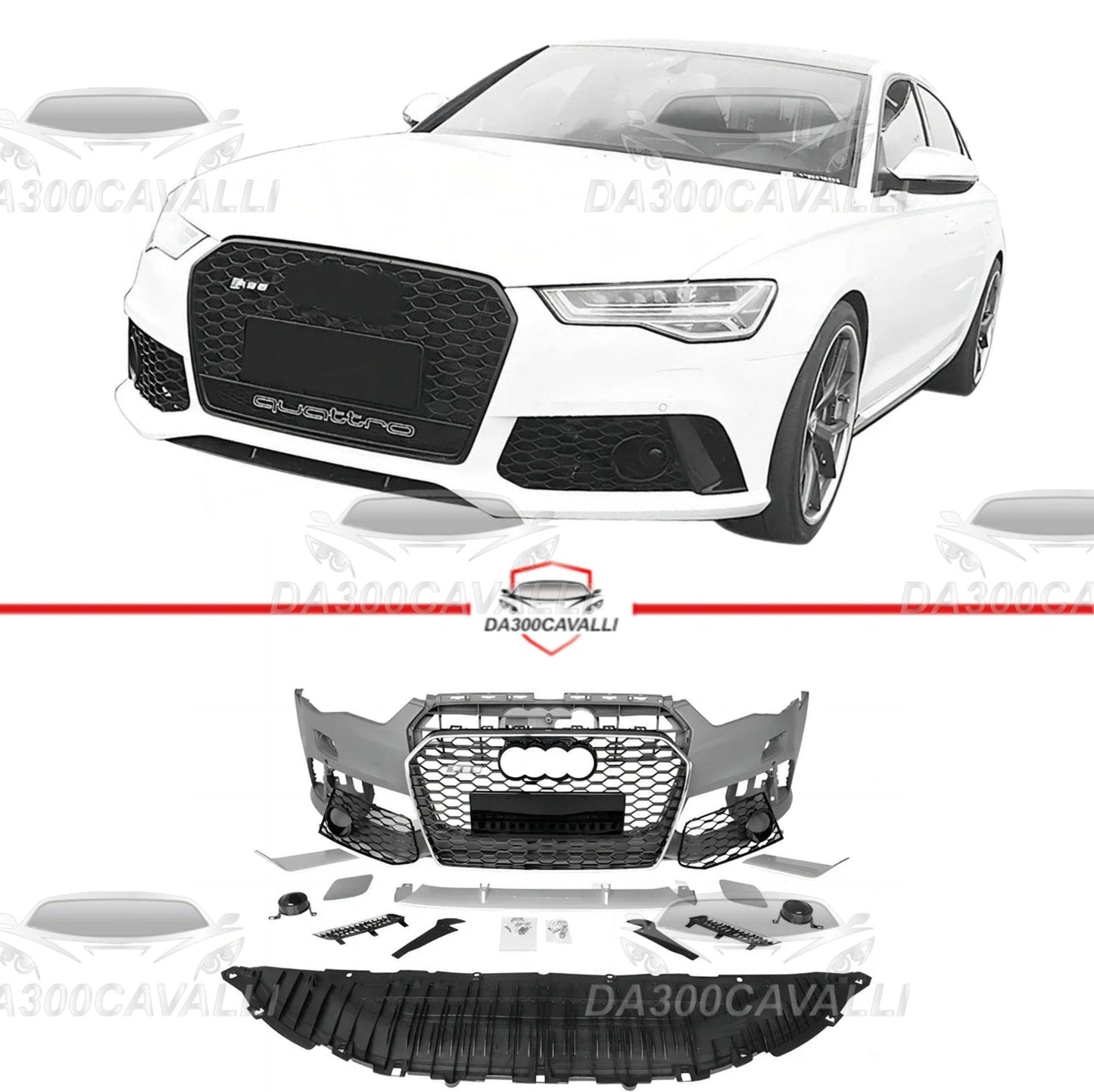 Body Kit Audi A6 Stile RS6 (2016-2018) - Da300Cavalli