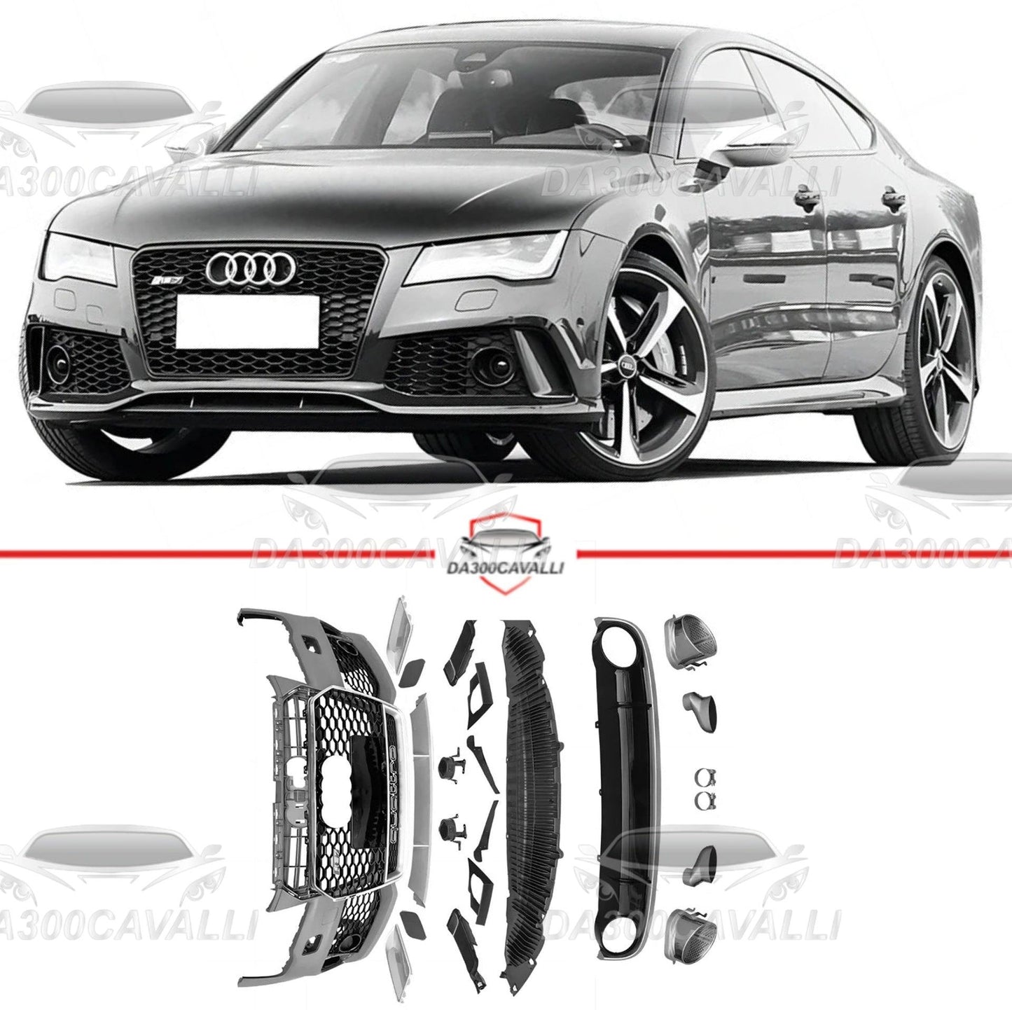 Body Kit Audi A7 Stile RS7 (2011-2015) - Da300Cavalli