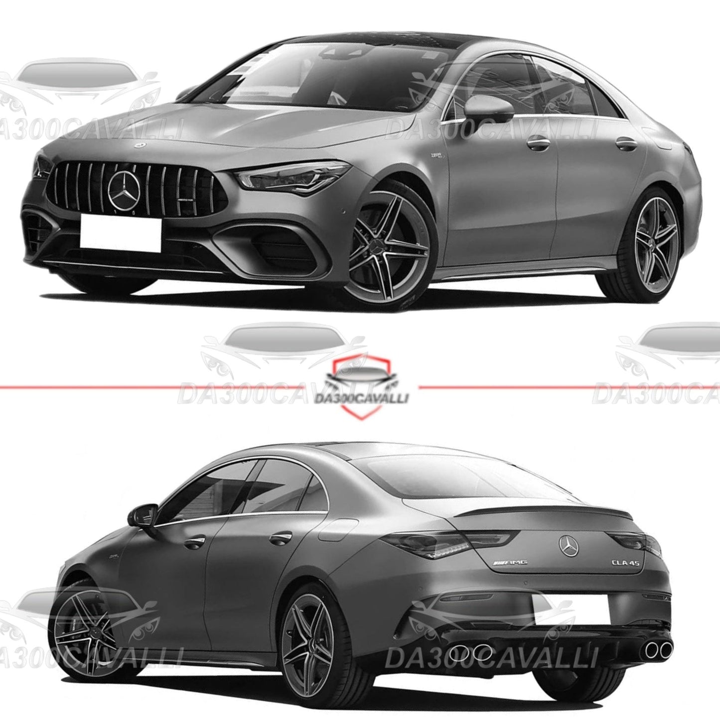 Body Kit Mercedes CLA180 CLA200 CLA220 CLA250 W118 Stile CLA45 - Da300Cavalli