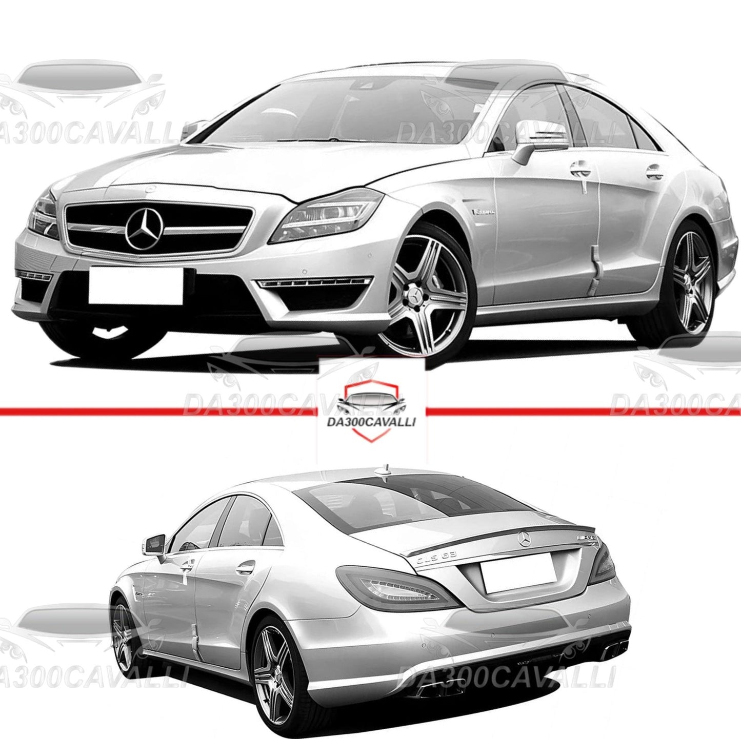 Body Kit Mercedes CLS250 CLS300 CLS350 CLS500 W218 Stile CLS63 - Da300Cavalli