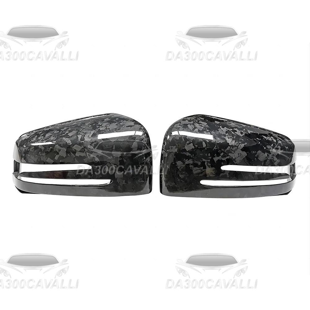 Calotte Specchietti Mercedes Classe E S CLA W212 W221 W117 C207 Carbonio Forgiato - Da300Cavalli