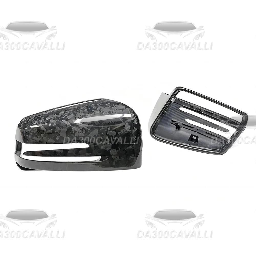 Calotte Specchietti Mercedes Classe E S CLA W212 W221 W117 C207 Carbonio Forgiato - Da300Cavalli