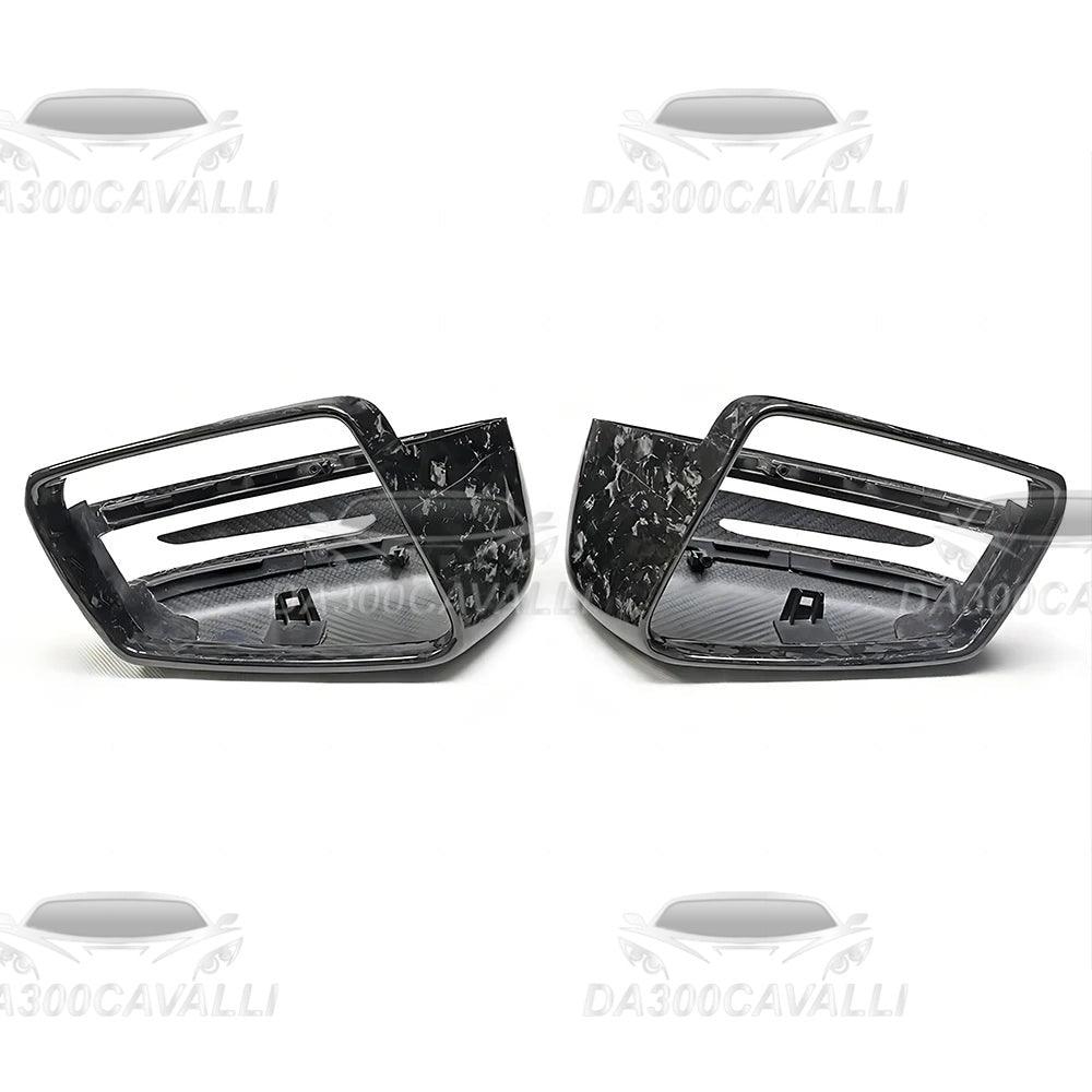 Calotte Specchietti Mercedes Classe E S CLA W212 W221 W117 C207 Carbonio Forgiato - Da300Cavalli