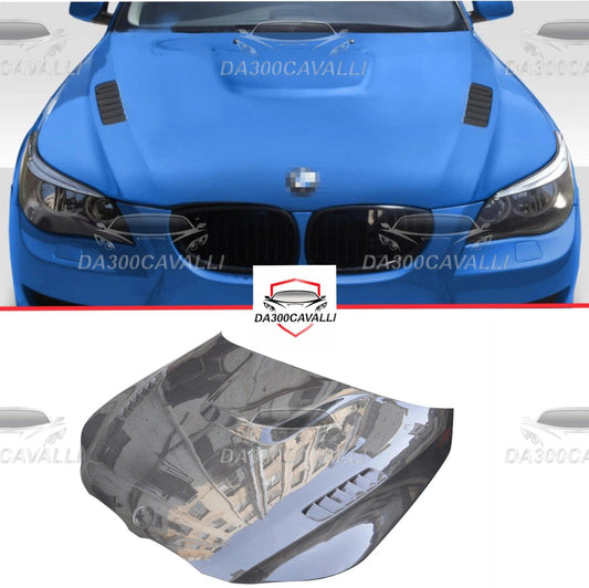 Cofano Bmw Serie 5 (2005-2010) Fibra Di Carbonio - Da300Cavalli