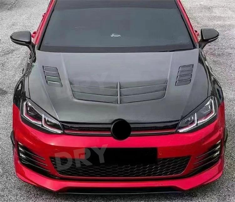 Cofano Volkswagen Golf 7 (2014-2021) Fibra Di Carbonio - Da300Cavalli