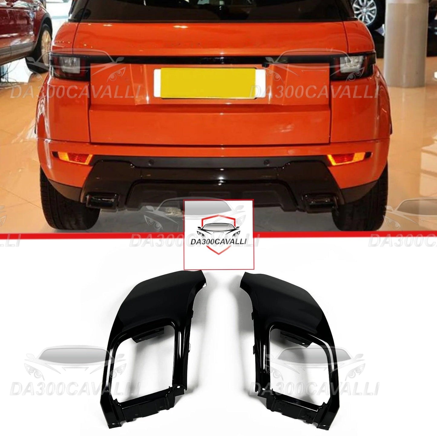 Contorno Terminale Di Scarico Range Rover Evoque (2010-2018) 1Pcs - Da300Cavalli