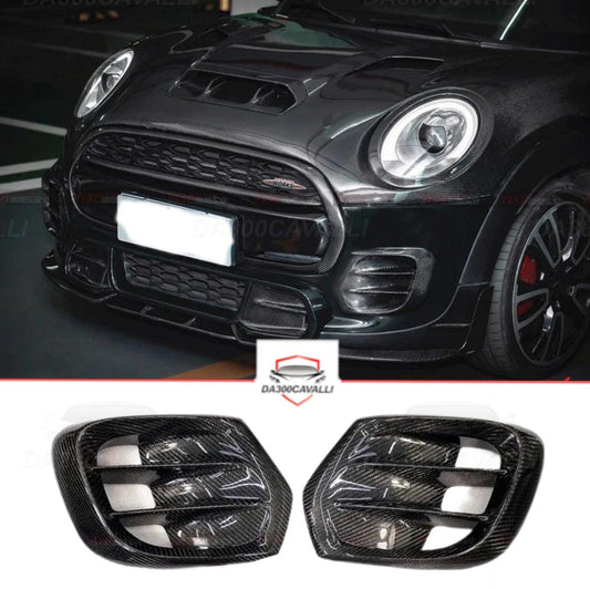 Copertura Prese D’aria Frontali Mini JCW F56 Fibra Di Carbonio - Da300Cavalli