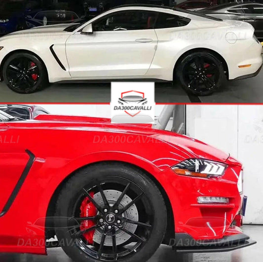 Copertura Prese D’aria Laterali Ford Mustang Shelby Gt350 (2019-2020) Fibra Di Carbonio - Da300Cavalli