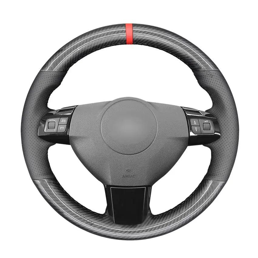 Coprivolante Pretagliato In Pelle Opel Astra (2004-2009) Da300Cavalli