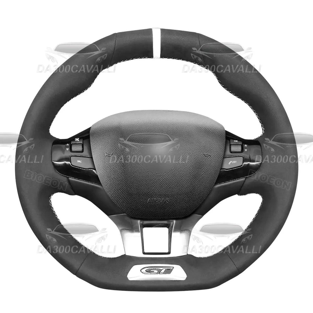 Coprivolante Pretagliato In Pelle Peugeot 208 2008 308 (2013-2021) Da300Cavalli