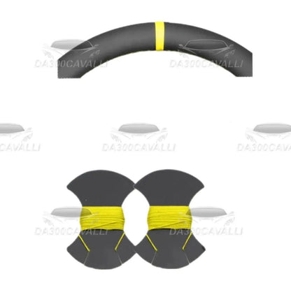 Coprivolante Pretagliato In Pelle Peugeot 208 2008 308 (2013-2021) Da300Cavalli