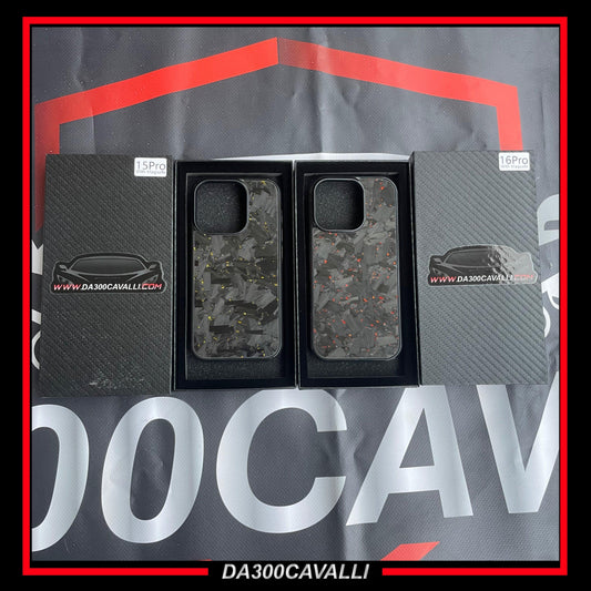 Cover IPhone In Fibra Di Carbonio Forgiato - Da300Cavalli