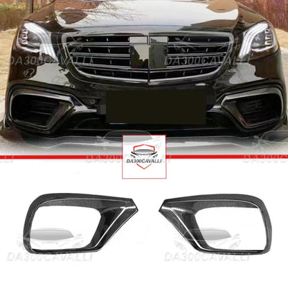 Cover Presa D'aria Mercedes Classe S W222 Fibra Di Carbonio (2018-2019) - Da300Cavalli