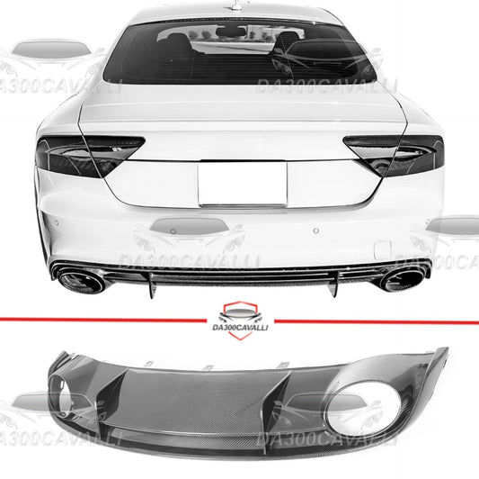 Diffusore Audi RS7 Sportback Fibra Di Carbonio (2014-2016) - Da300Cavalli