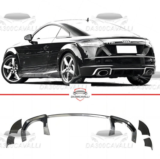 Diffusore Audi TTRS Fibra Di Carbonio (2016-2018) - Da300Cavalli