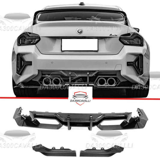 Diffusore BMW M2 G87 Fibra Di Carbonio - Da300Cavalli