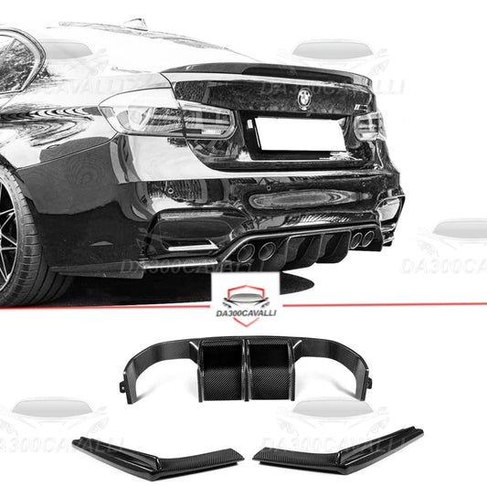 Diffusore BMW M3 M4 F80 F82 Fibra Di Carbonio - Da300Cavalli