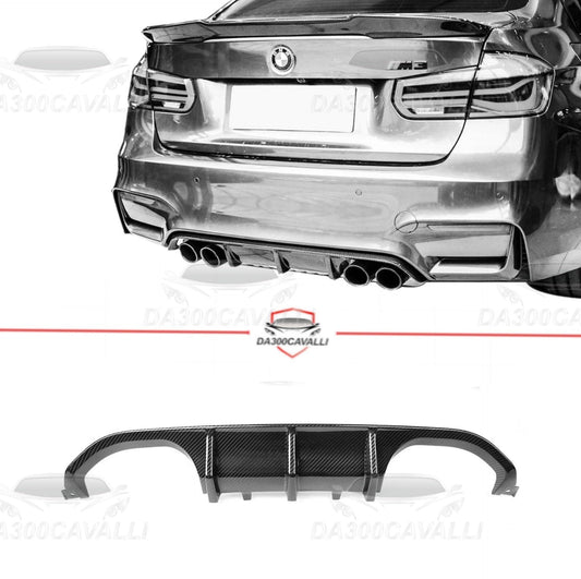 Diffusore BMW M3 M4 F80 F82 Fibra Di Carbonio - Da300Cavalli