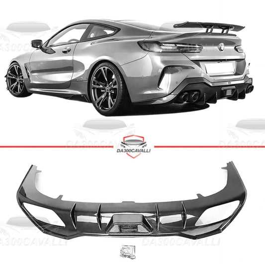 Diffusore BMW Serie 8 M8 G14 G15 G16 Fibra Di Carbonio - Da300Cavalli