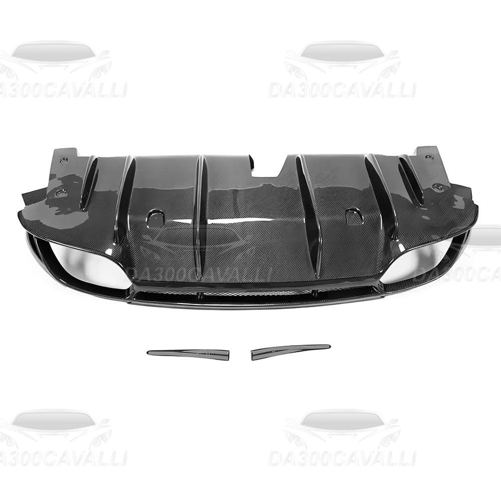 Diffusore Con Terminali Di Scarico Alfa Romeo Giulia Sedan Fibra Di Carbonio (2017-2020) - Da300Cavalli