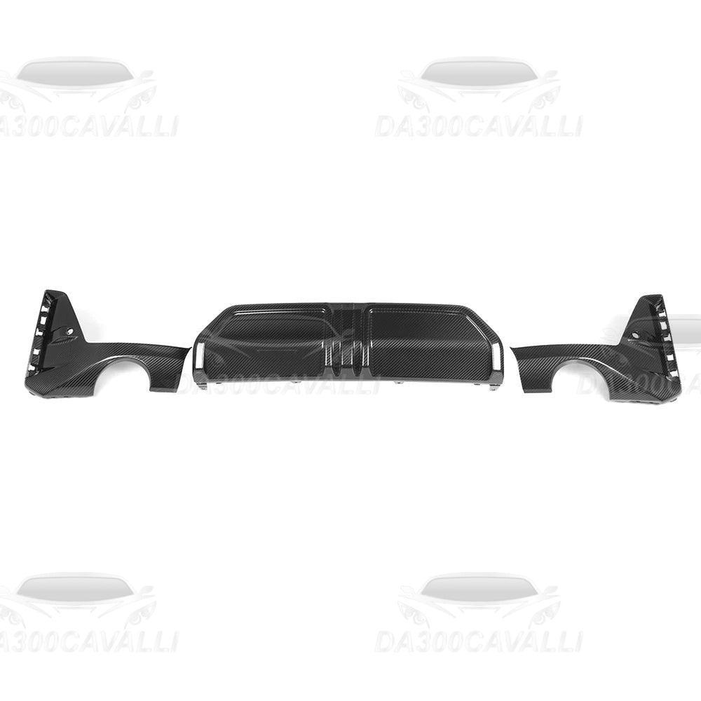 Diffusore Con Terminali Di Scarico BMW Serie 3 M3 G20 Fibra Di Carbonio - Da300Cavalli