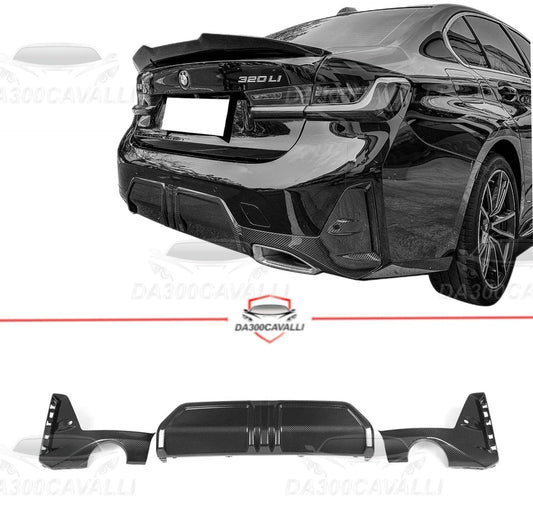 Diffusore Con Terminali Di Scarico BMW Serie 3 M3 G20 Fibra Di Carbonio - Da300Cavalli