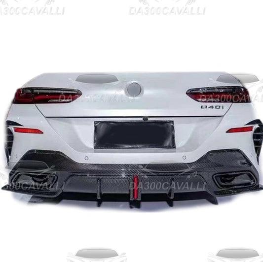 Diffusore Fibra Di Carbonio Bmw Serie 8 (2020-2023) 4P - Da300Cavalli