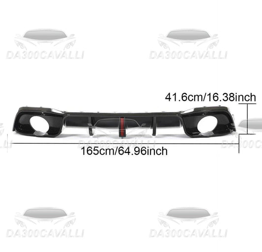 Diffusore Fibra Di Carbonio Golf 8 R Gti (2021-2023) - Da300Cavalli