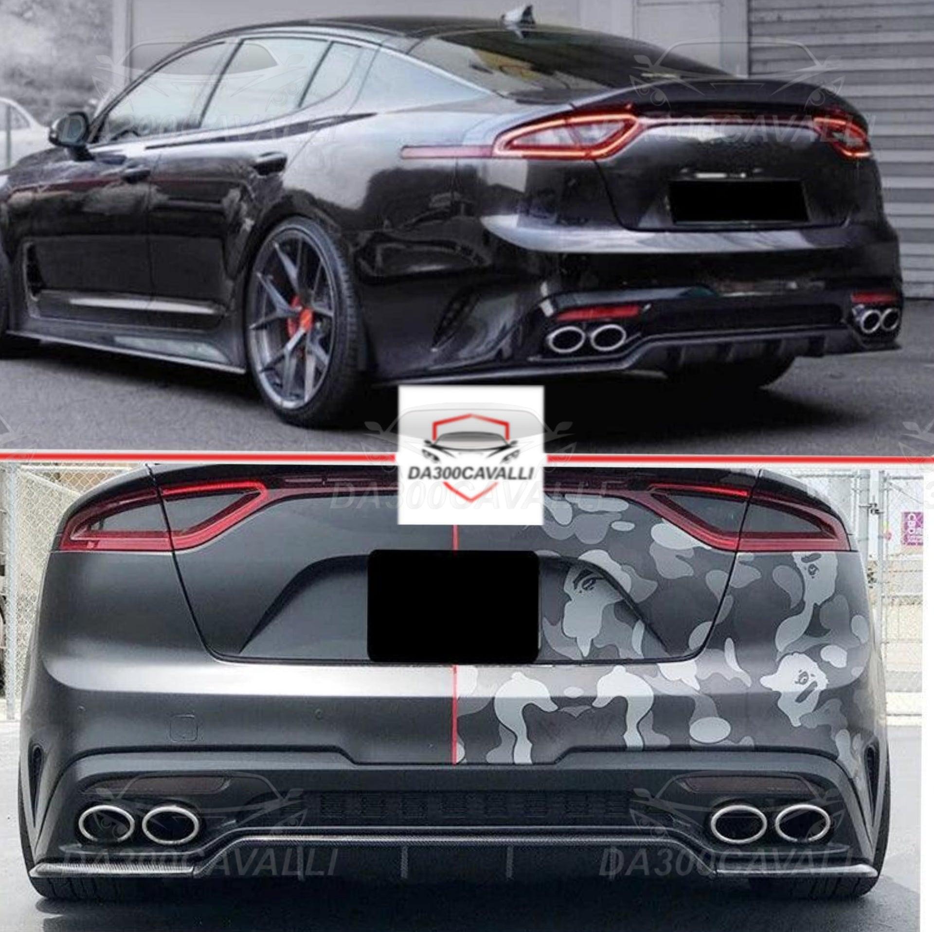 Diffusore Kia Stinger Gt Ex Hatchback (2018-2022) Fibra Di Carbonio - Da300Cavalli