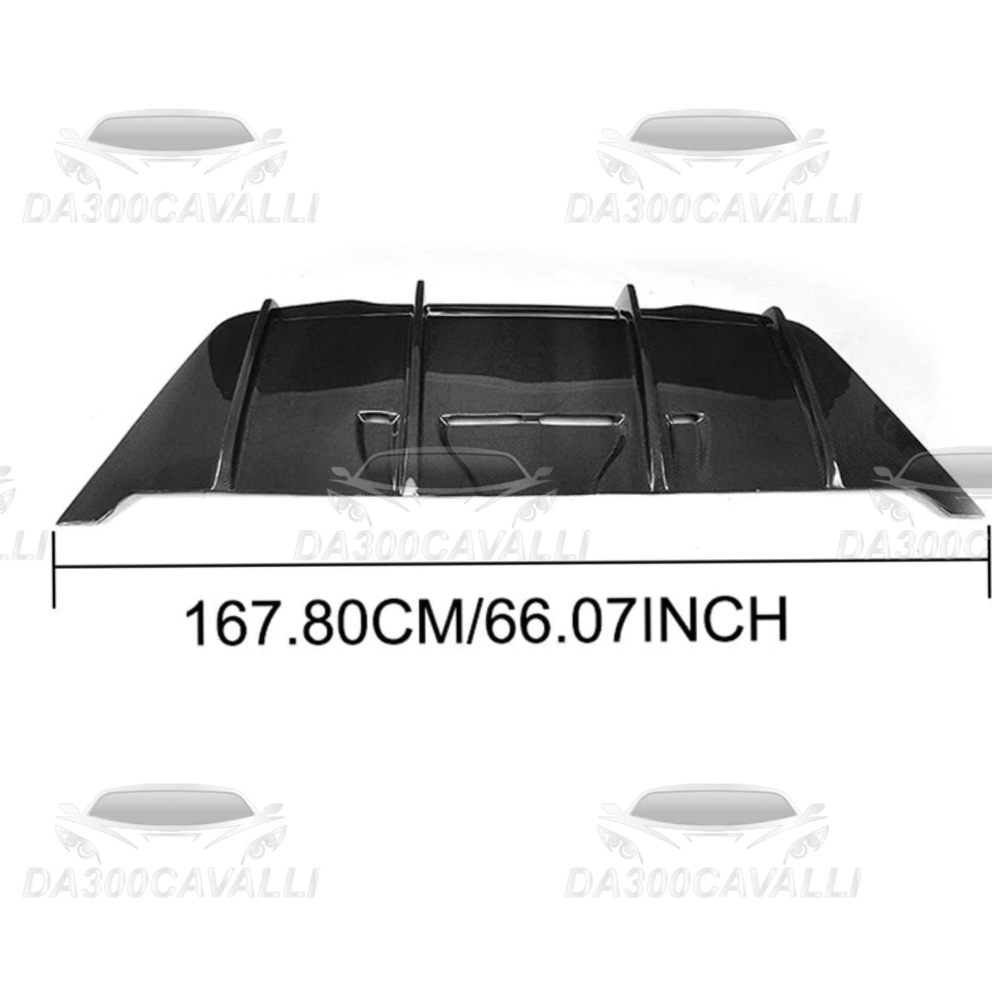 Diffusore Mercedes C63 Fibra Di Carbonio (2015-2017) - Da300Cavalli