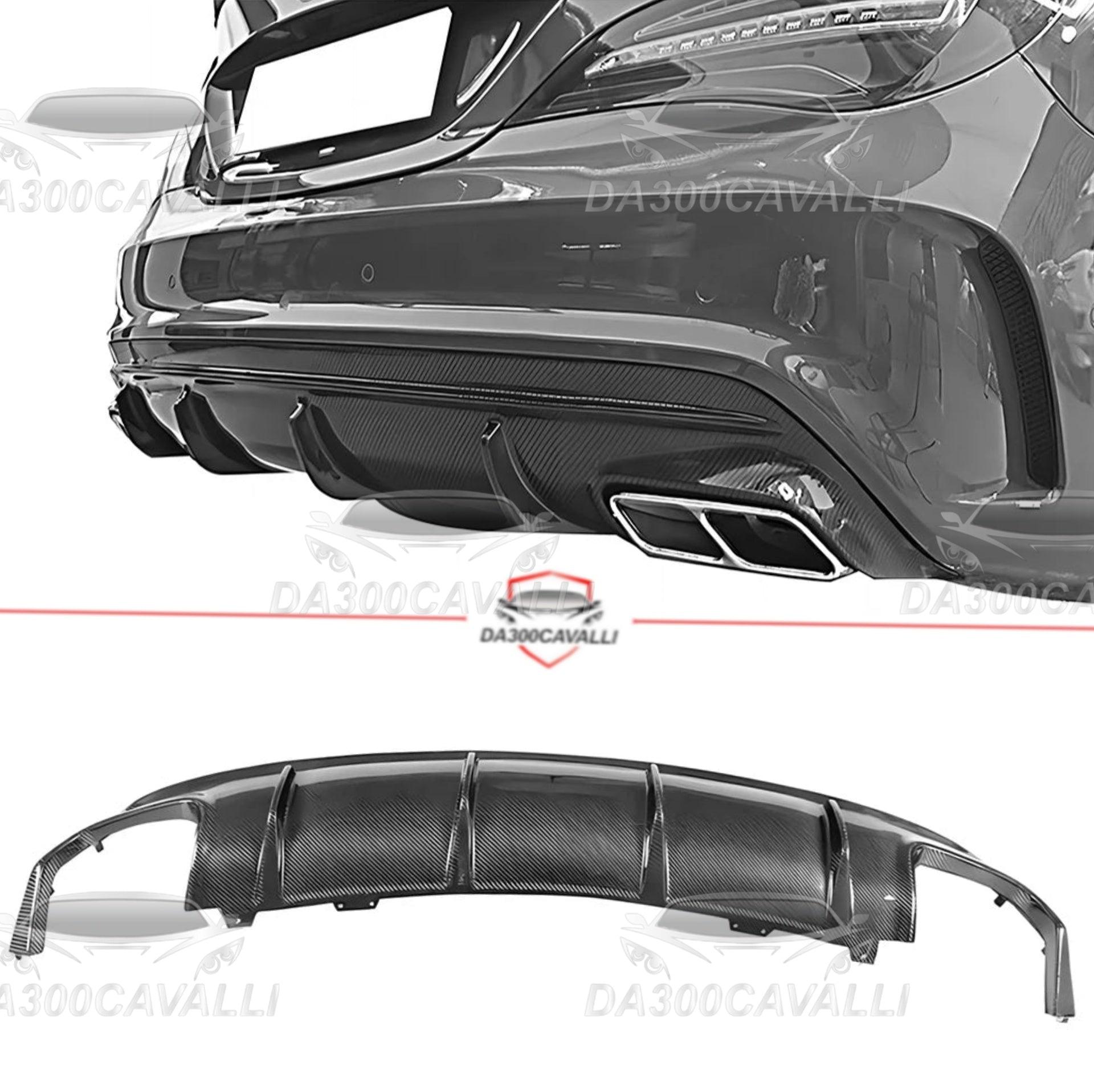 Diffusore Mercedes CLA250 CLA260 CLA45 W117 Fibra Di Carbonio - Da300Cavalli