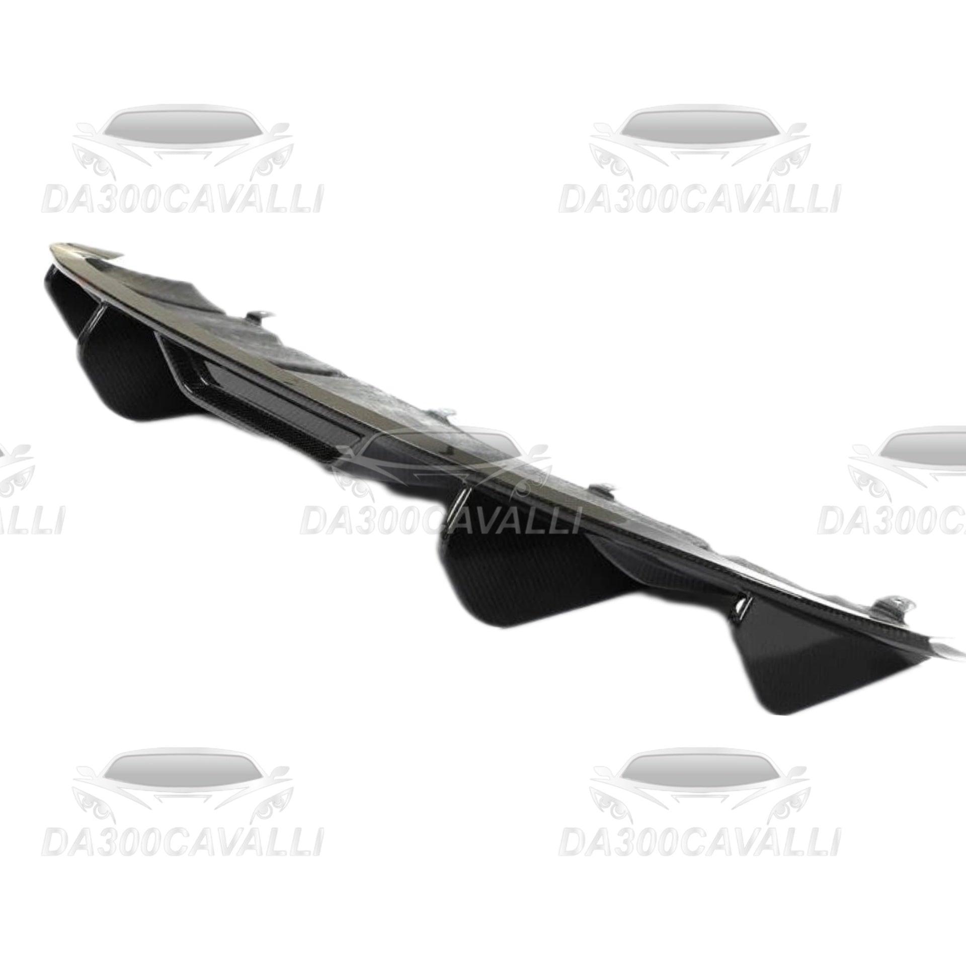 Diffusore Porsche Taycan (2019-2022) Fibra Di Carbonio - Da300Cavalli