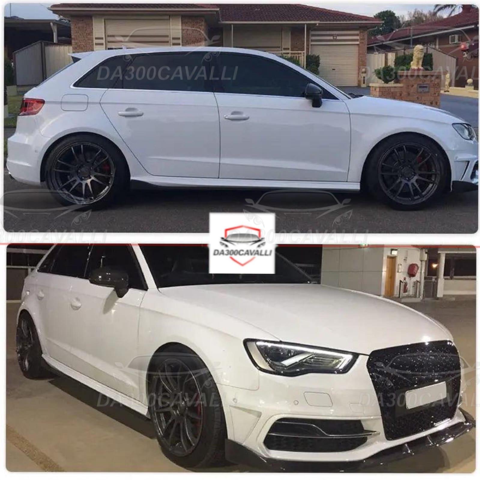 Estensioni Minigonne Laterali Audi A3 Sline S3 (2013-2016) - Da300Cavalli