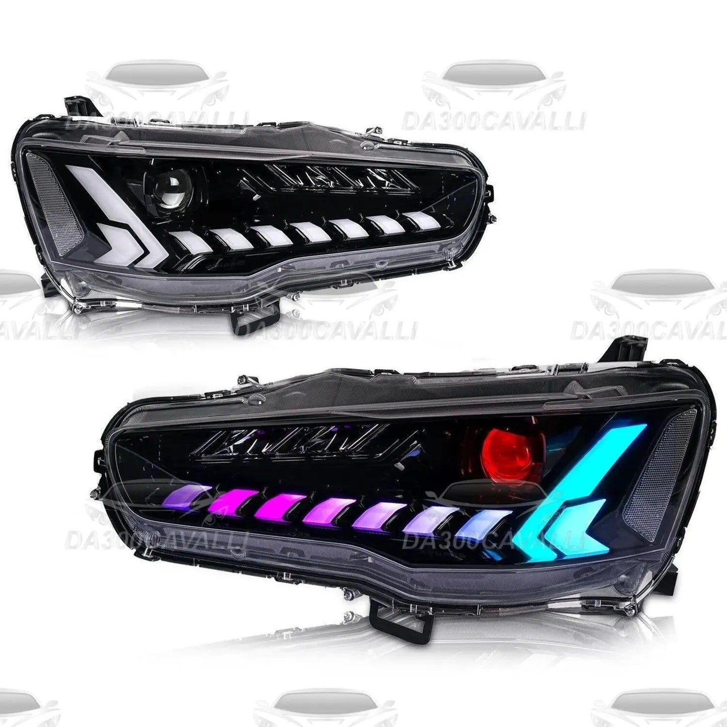 Fari Led Anteriori Mitsubishi Lancer Evo X (2008-2020) - Da300Cavalli