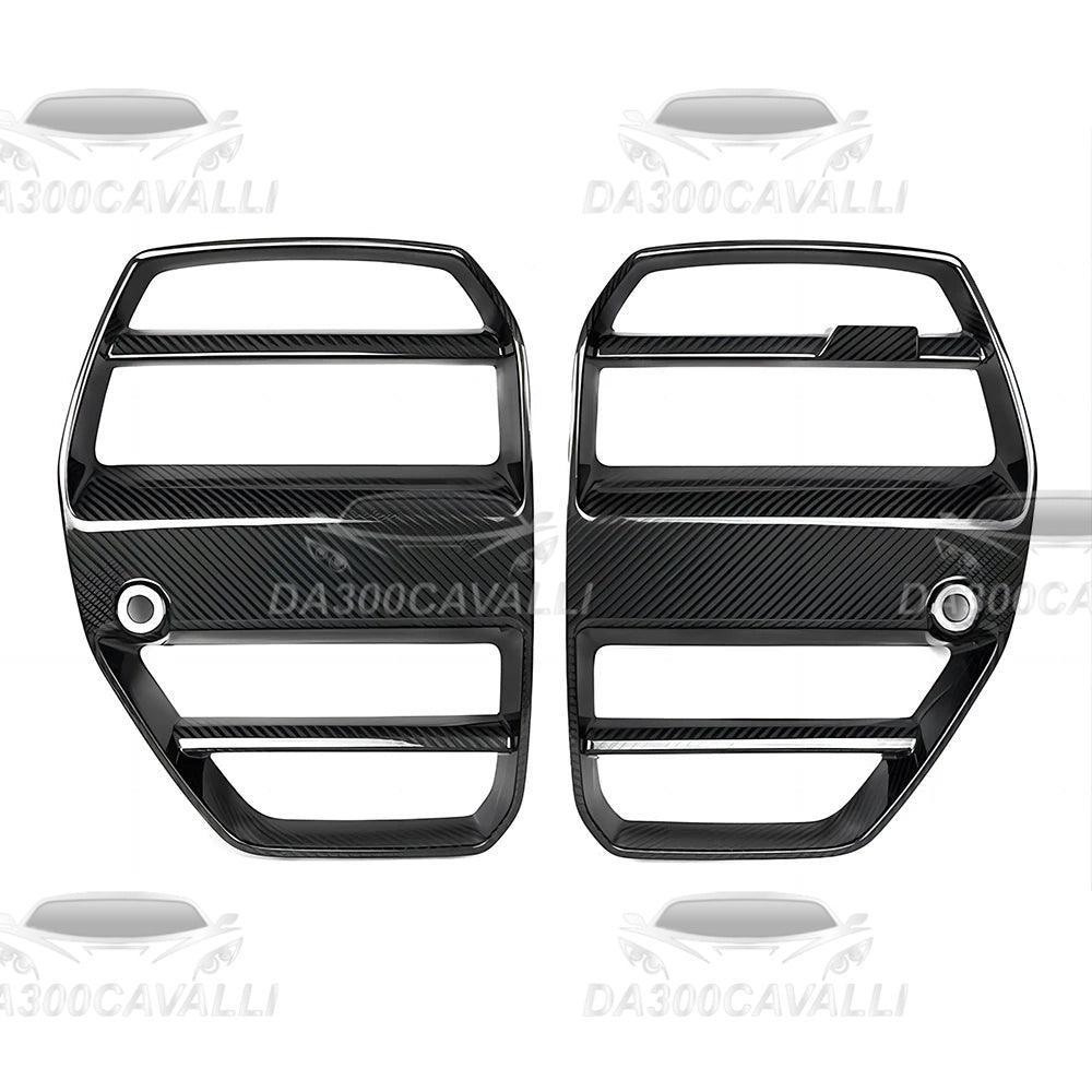 Griglia Frontale BMW Serie 3 4 M3 M4 G80 G82 G83 Fibra Di Carbonio - Da300Cavalli