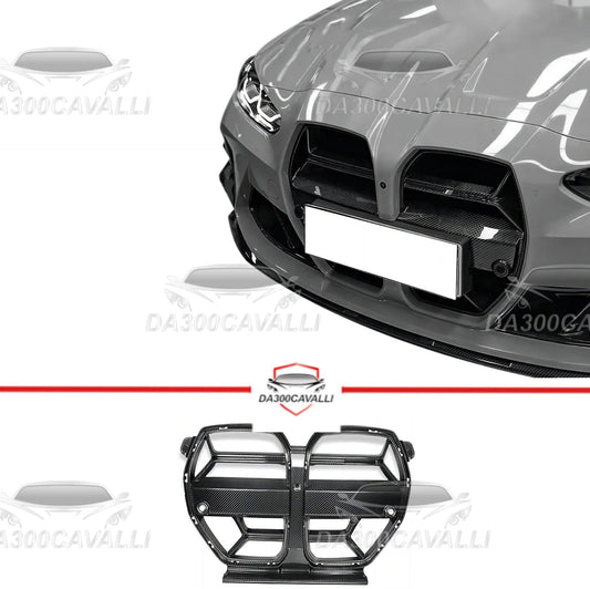 Griglia Frontale BMW Serie 3 4 M3 M4 G80 G82 G83 Fibra Di Carbonio - Da300Cavalli