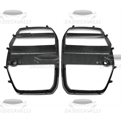 Griglia Frontale BMW Serie 3 4 M3 M4 G80 G82 G83 Fibra Di Carbonio - Da300Cavalli