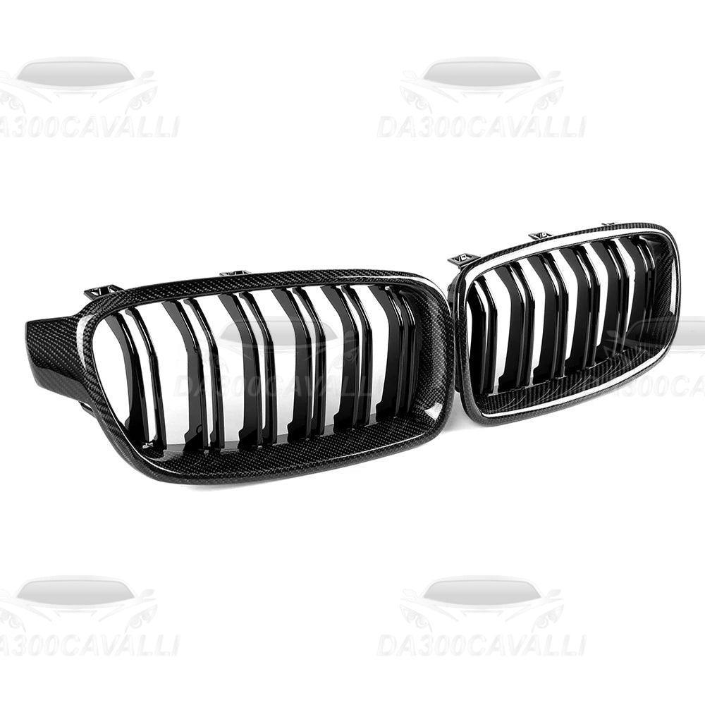 Griglia Frontale BMW Serie 3 F30 F31 Fibra Di Carbonio - Da300Cavalli